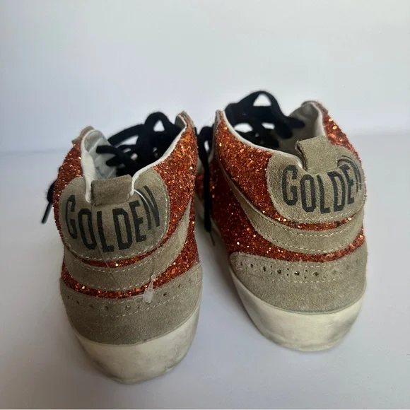 Golden Goose Mid Star Classic in Cinnamon Glitter 39 - Picture 7 of 8